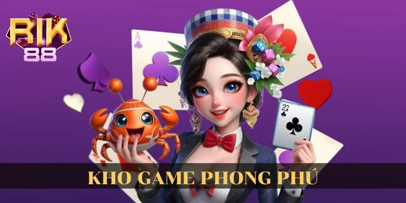 Rik88 sở hữu kho game đồ sộ với hơn 3000 trò chơi khác nhau