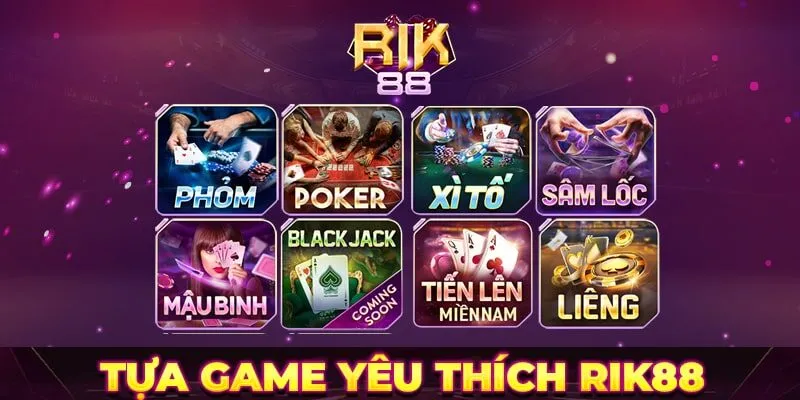 Nhà cái giới thiệu Rik88 có nhiều tựa game hấp dẫn người chơi